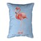 Flamingo Light Blue Pillow - Extra Large Corded - 20x24 - Betsy Drake